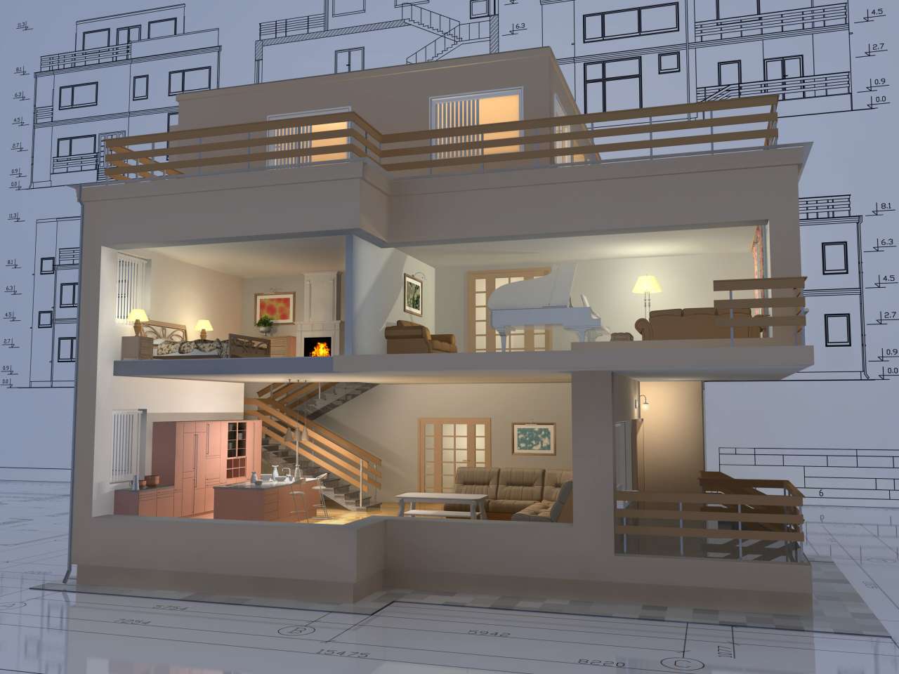 We focus on creativity, visual looks, materials and patterns to bring great aesthetics, and the highest quality to deliver a unique interior design.